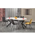 SLIDING TABLE PERONI, WHITE MARBLE - BLACK order